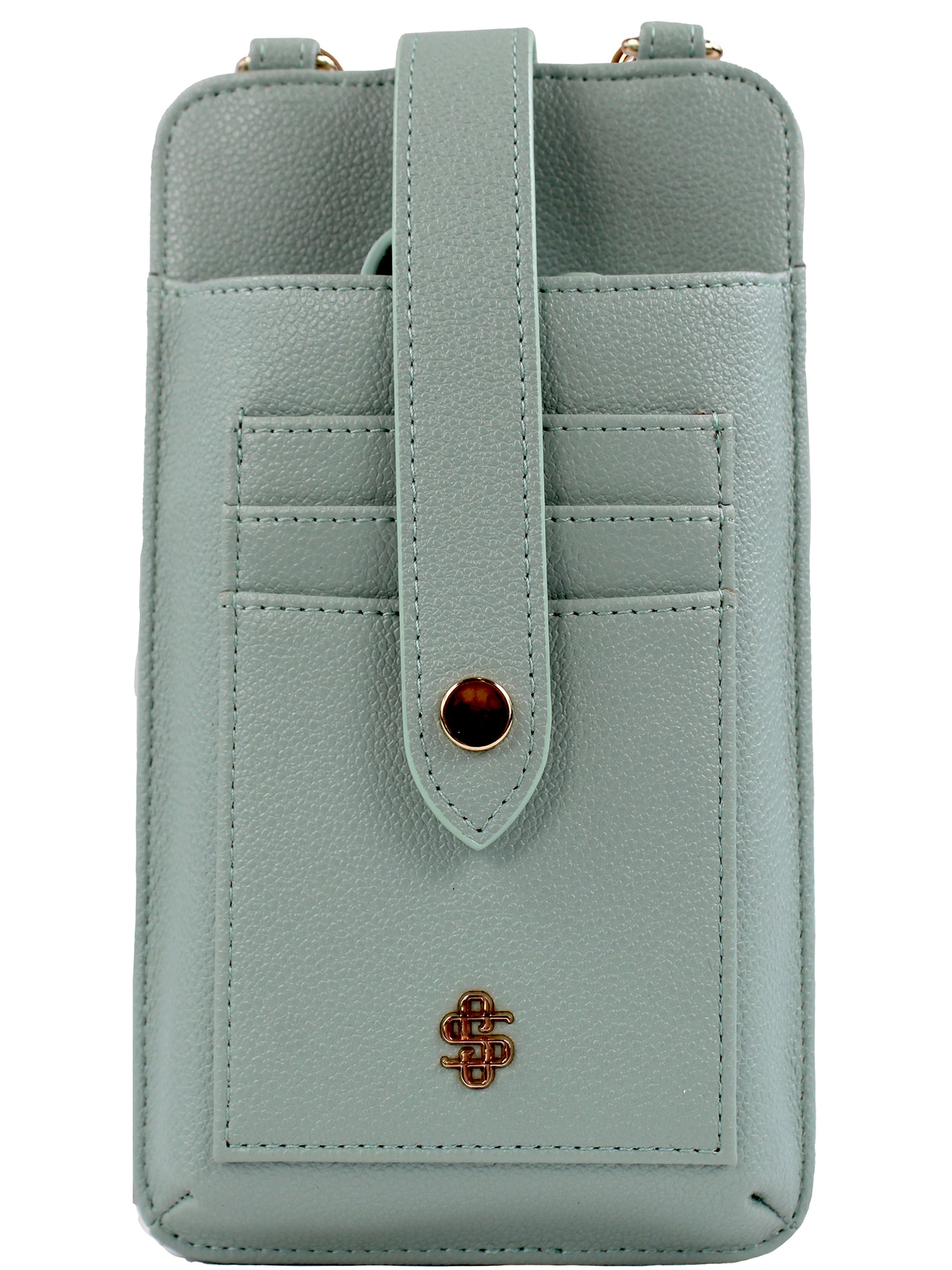 PU Leather Snap Cross Wallet