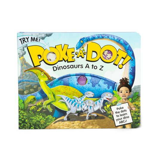 Poke-A-Dot: Dinosaurs A to Z Board Book