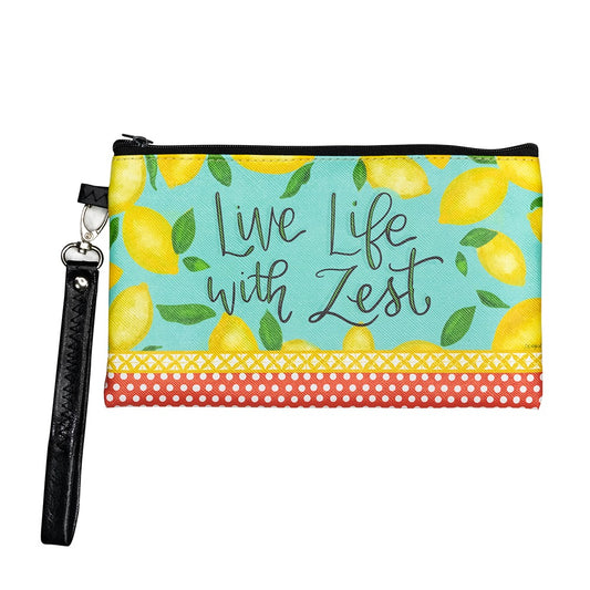 Zippered Bag - Live Life With Zest