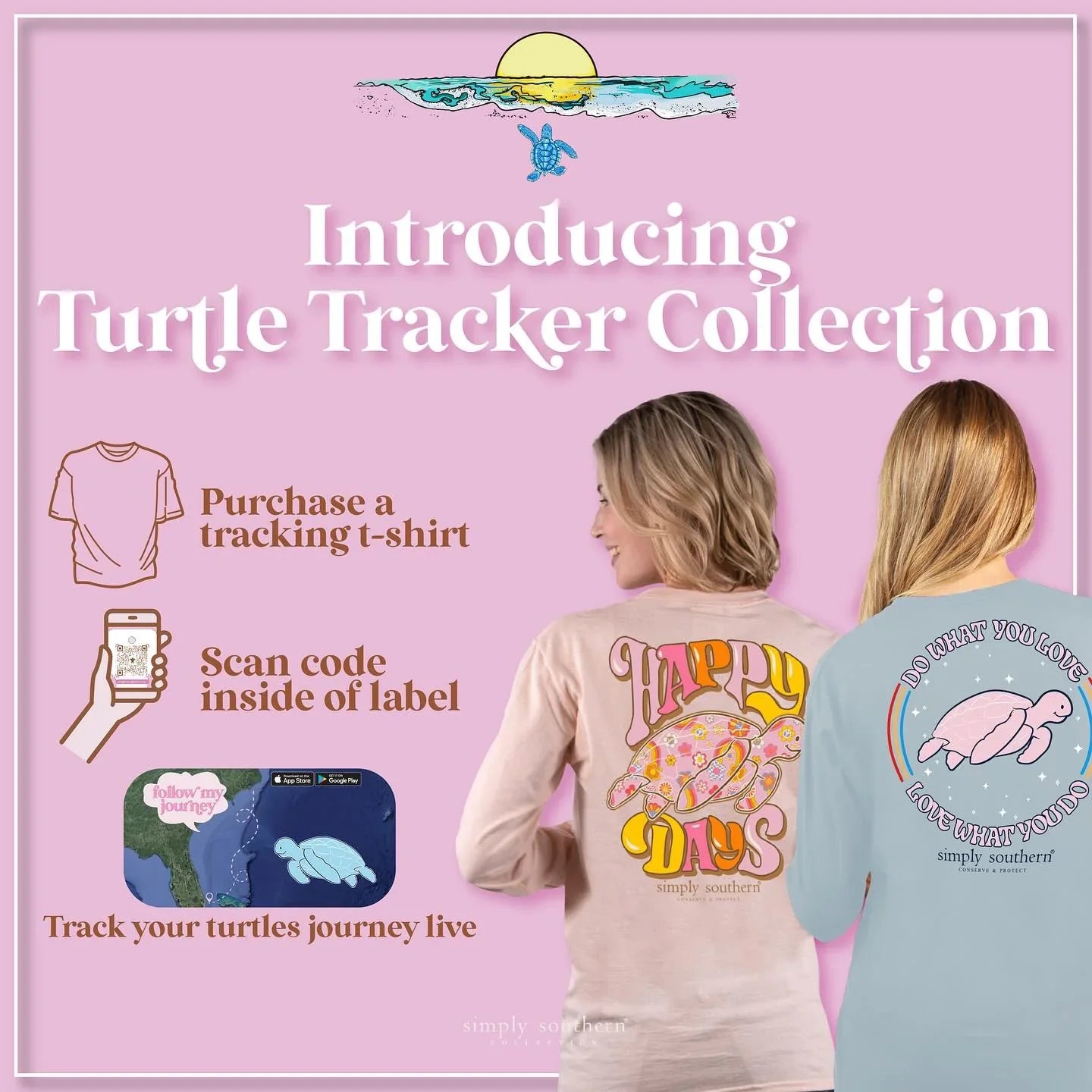 Women's Grow With The Flow (Turtle Tracking) Short Sleeve T-Shirt