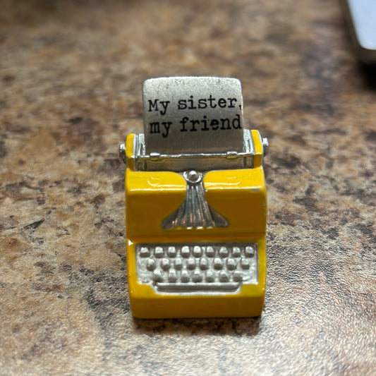 Miniature Type-Writer Decor