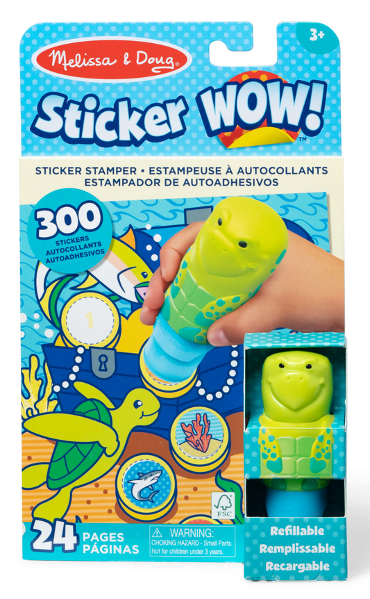 Sticker Wow! Activity Pad & Sticker Stamper - Turtle