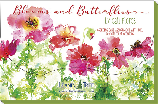 Leanin Tree Card Assortment - Blooms and Butterflies