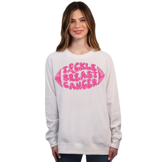 Women's Long Sleeve Crew Cancer Sweatshirt