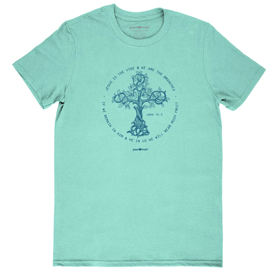 Women's Grace & Truth Thorn Cross Short Sleeve T-Shirt
