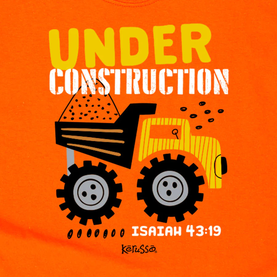 Boy's Youth Under Construction Short Sleeve T-Shirt