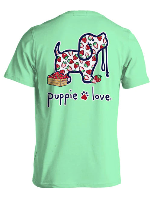 Strawberry Pup Short Sleeve T-Shirt