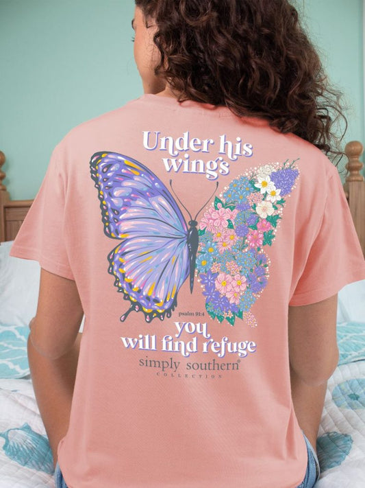 Women's Butterfly Short Sleeve T-Shirt