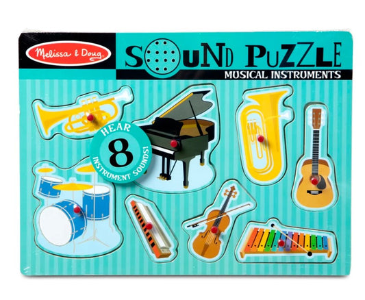 Sound Puzzle: Musical Instruments - 8 Pieces