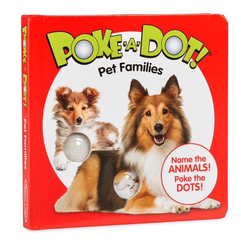 Poke-a-Dot: Pet Families Board Book