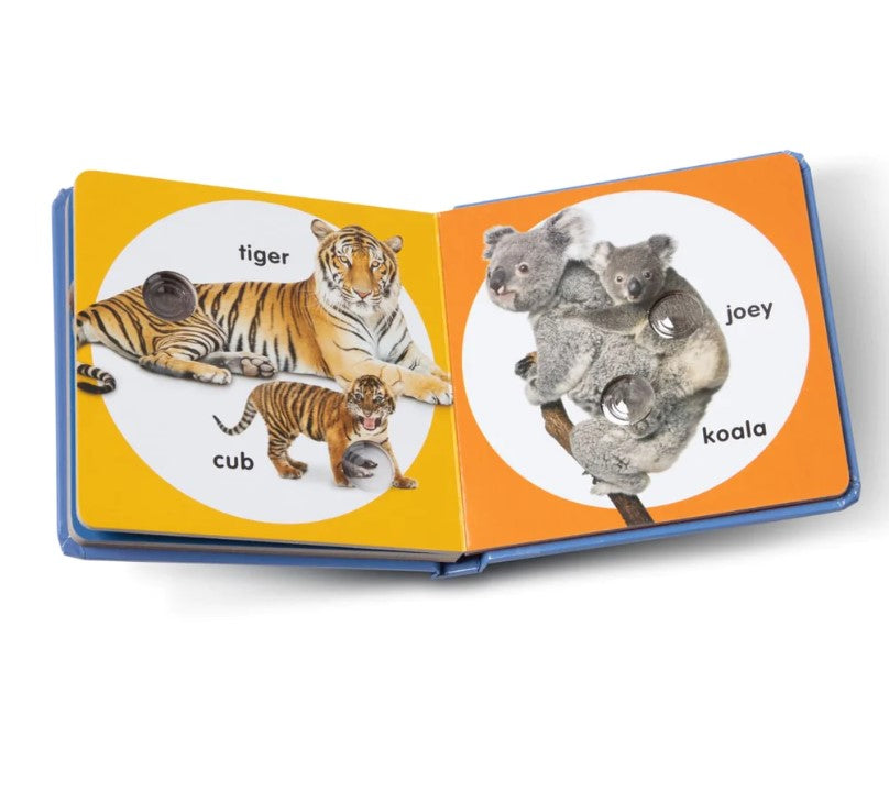 Poke-a-Dot: Wild Animal Families Board Book