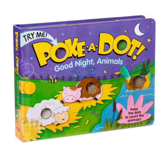 Poke-A-Dot: Goodnight Animals Board Book
