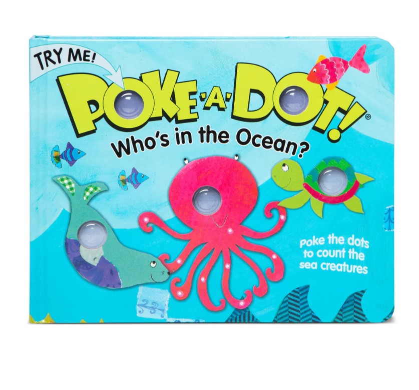 Poke-A-Dot: Who's in the Ocean Board Book
