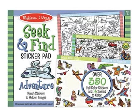 Seek & Find Sticker Pad – Adventure