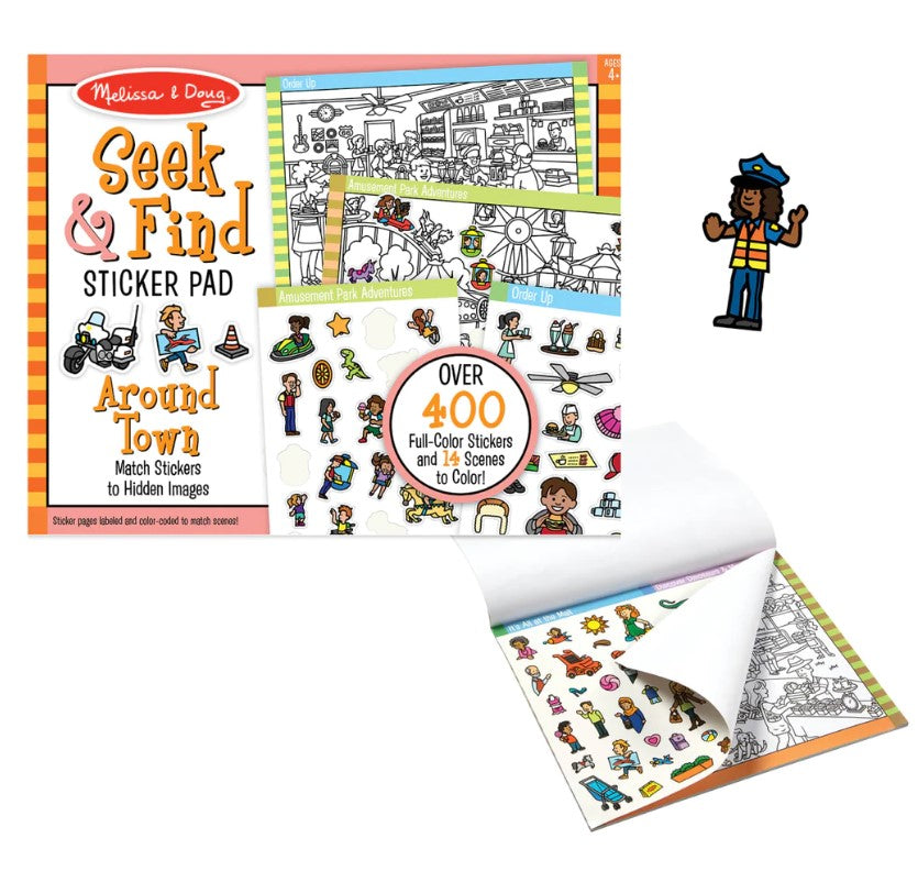 Seek & Find Sticker Pad – Around Town