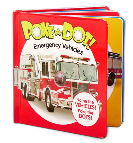 Poke-a-Dot: Emergency Vehicles Board Book