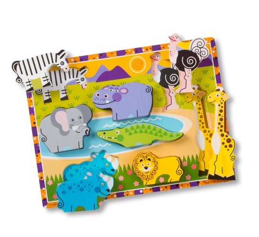 Chunky Puzzle: Safari - 8 Pieces