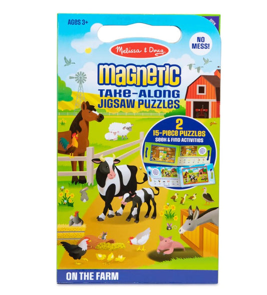 Take Along Magnetic Jigsaw Puzzless - On the Farm