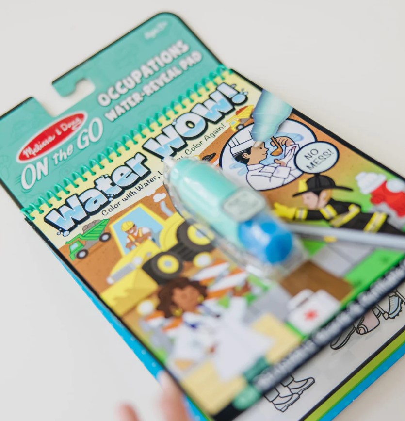 Water Wow! Occupations - Water Reveal Pad On the Go Travel Activity