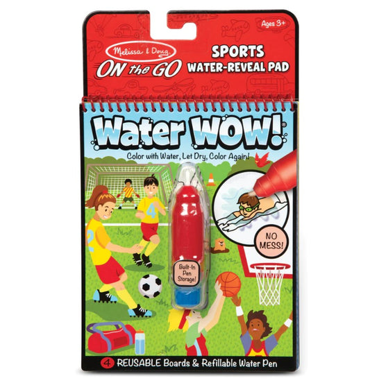 Water Wow! Sports Water-Reveal Pad – On the Go Travel Activity