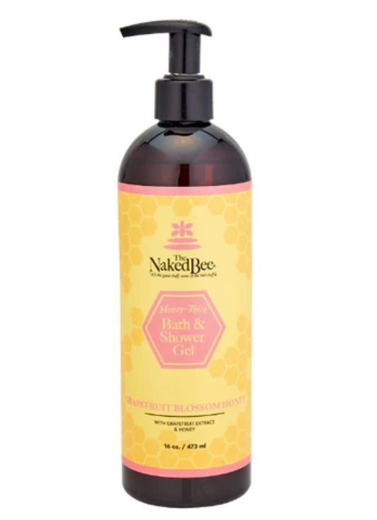 The Naked Bee 16 oz. Grapefruit Blossom Honey Bath & Shower Gel