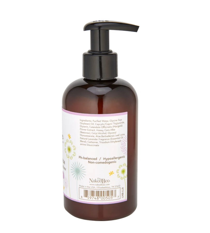 Lil' Naked Bee 8 oz. Lavender Lullaby Cheeks to Cheeks Face & Body Lotion