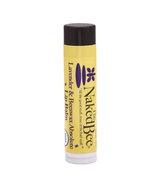 The Naked Bee Lavender & Beeswax Absolute USDA Organic Lip Balm