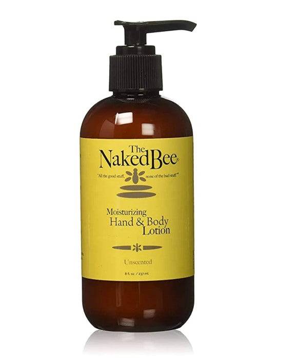 The Naked Bee 8 oz. Unscented Hand & Body Pump Lotion