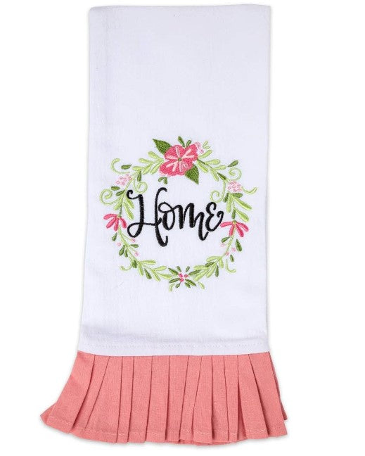 Tea Towel - Home Embroidered