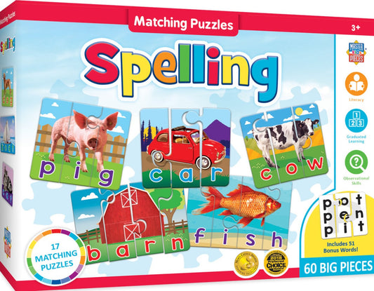 Matching Puzzle "Spelling" - 60 Piece