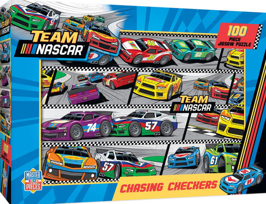 NASCAR "Chasing Checkers" - Puzzle 100 Piece Puzzle