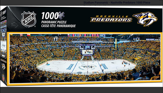 "Nashville Predators" NHL Stadium Panoramic - 1000 Piece Puzzle