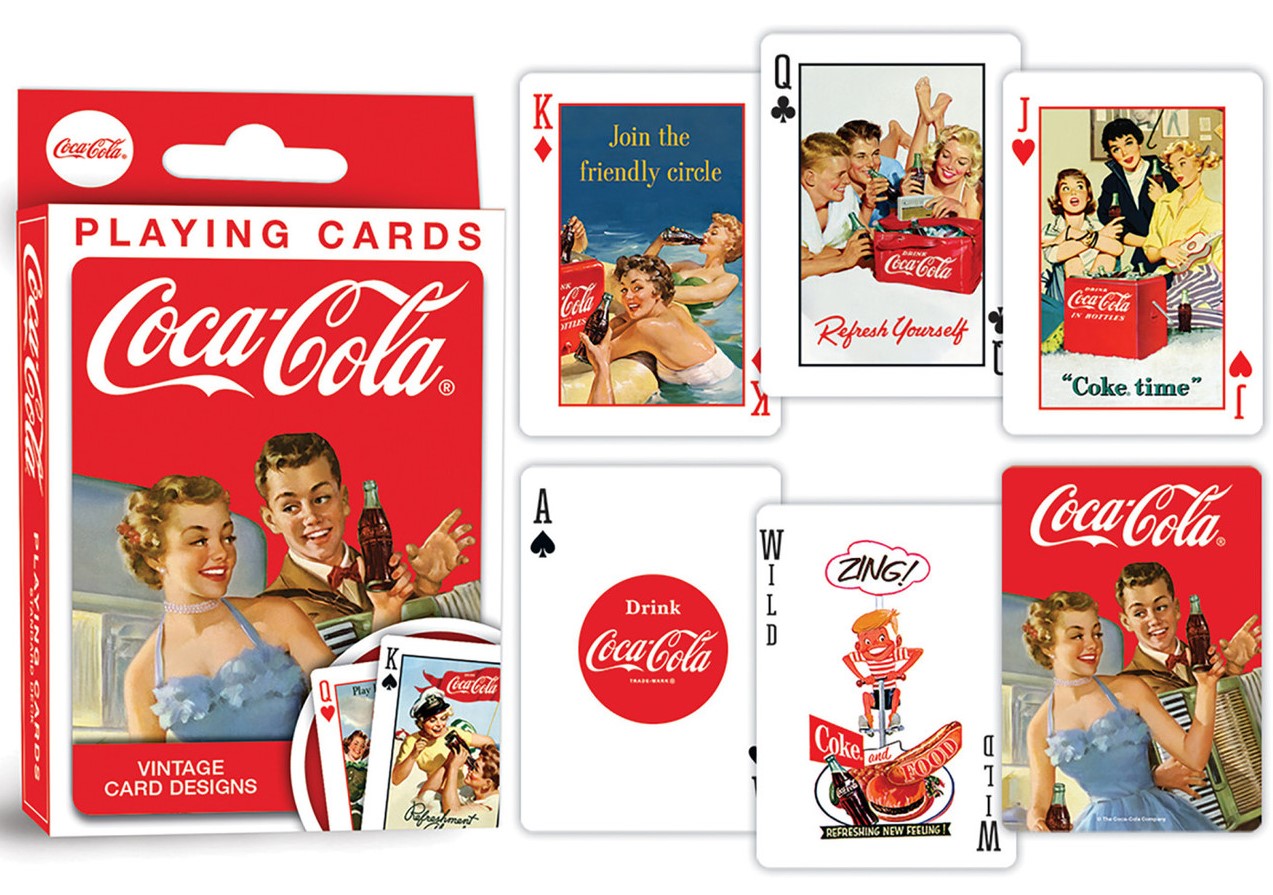 Coca Cola Playing Cards - Vintage Ads