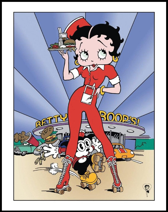 Betty Boop Diner Sign