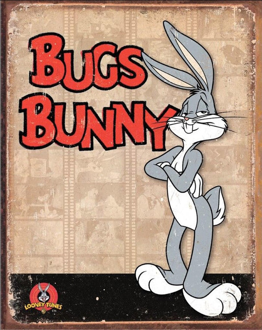Bugs Bunny Retro Panels Sign