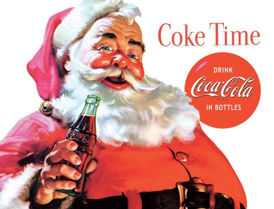 Coke Time Santa Sign