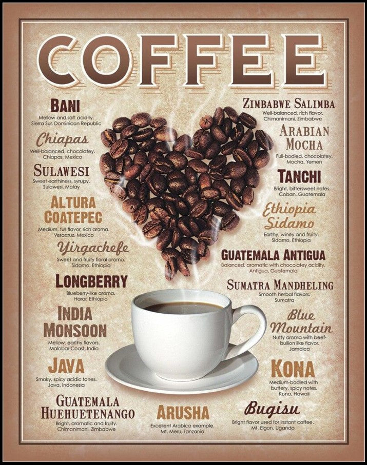 Heart Coffee Sign