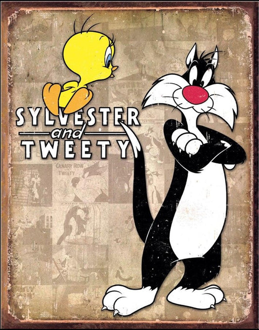Tweety & Sylvester Sign