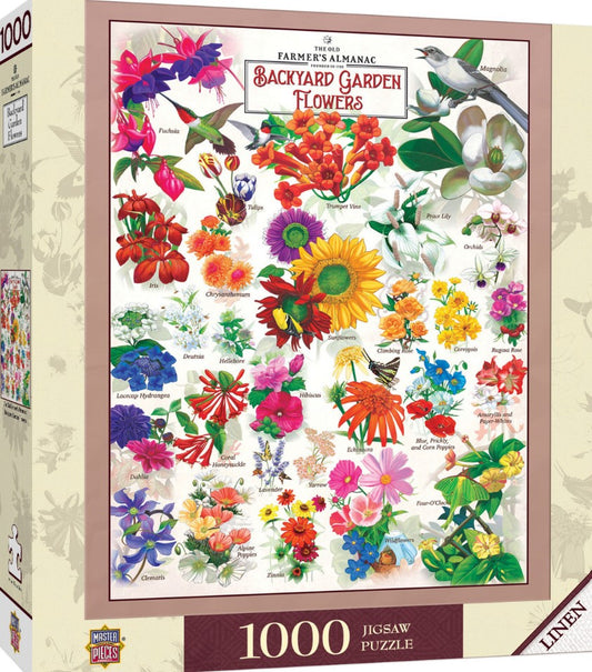 Farmer's Almanac "Garden Florals" - 1000 Piece Puzzle