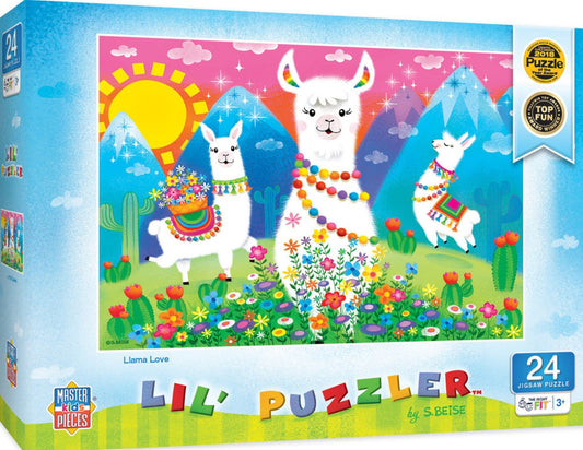 Lil Puzzler "Llama Love" - 24 Piece Puzzle