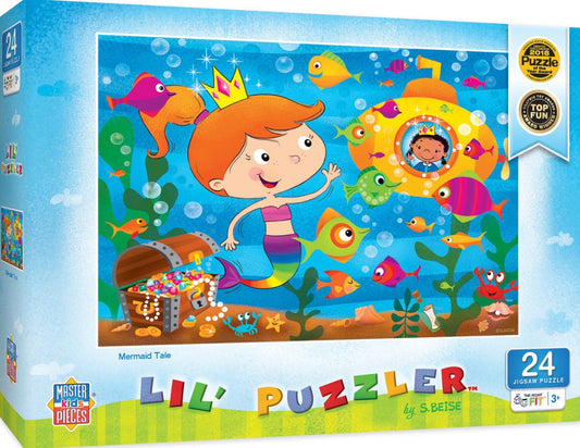 Lil Puzzler "Mermaid Tale" - 24 Piece Puzzle