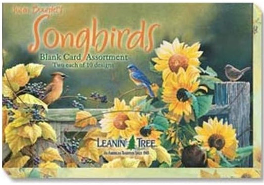 Leanin Tree Card Assortment - Songbirds Blank