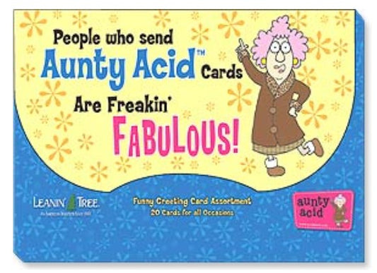 Leanin Tree Card Assortment - Aunty Acid