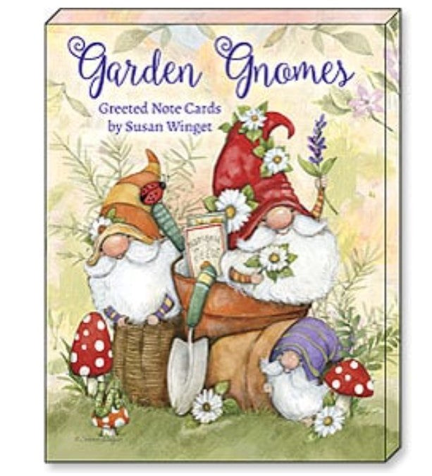 Leanin Tree Note Card Assortment - Garden Gnomes