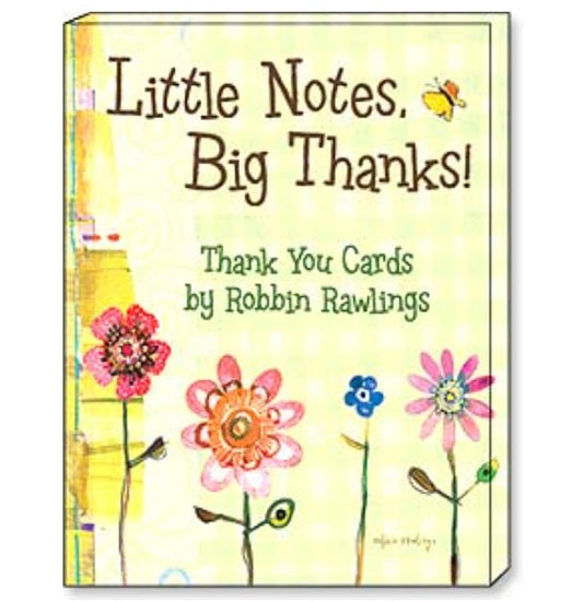 Leanin Tree Note Card Assortment - Little Notes Big Thanks