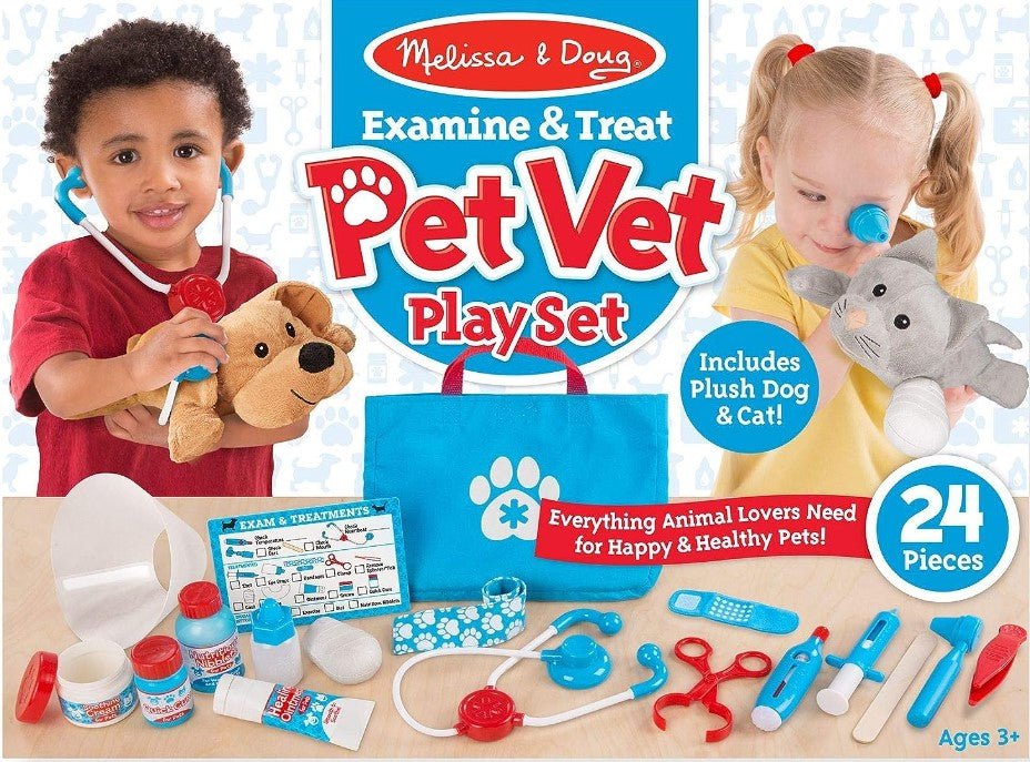 Examine And Treat Pet Vet Play Set