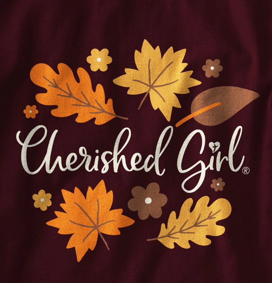 Women's Cherished Girl Thankful Grateful Long Sleeve T-Shirt