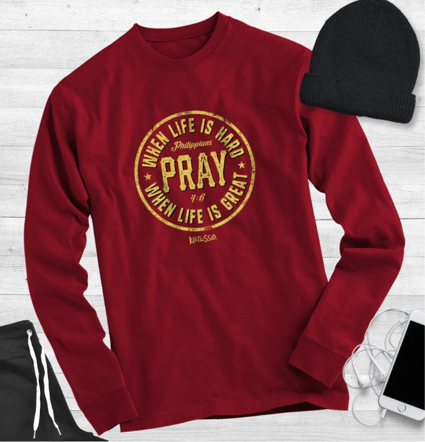 Men's Pray & Pray Long Sleeve T-Shirt