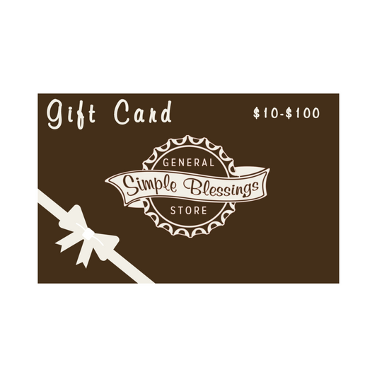 Simple Blessings General Store Gift Card