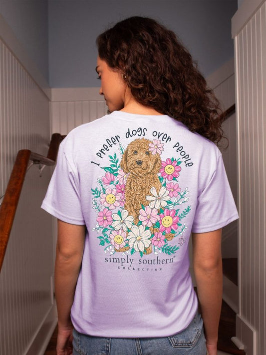 Women's Dogs Over People Short Sleeve T-Shirt